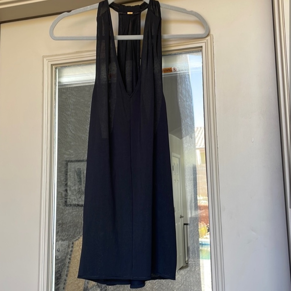 Lucy Oversized Mesh V-Neck Tank Top